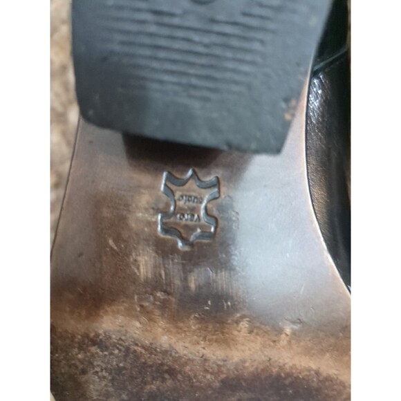 Donald Pliner Boot Western Couture Jaira Metallic Pig Leather Boot Shoe Goring - Picture 13 of 16